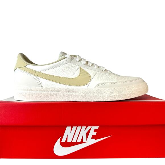 Nike Killshot 2 Leather Mens Shoes Sz 10.5 Sail Light Khaki HQ1657 105 - Picture 1 of 8